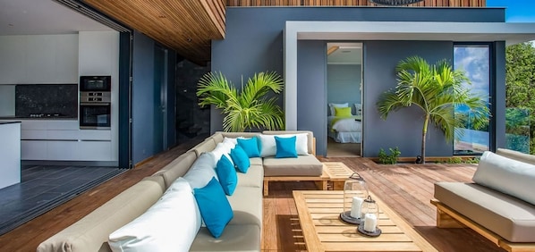 TV, DVD player, stereo