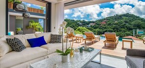 Living area - Villa Sasha (St. Barthelemy)