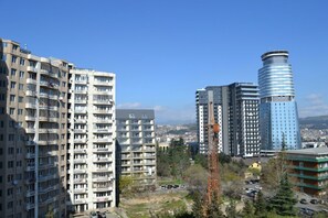 Apartment, 1 King-Bett, Kühlschrank und Mikrowelle, Stadtblick | Ausblick vom Zimmer