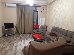 經典公寓, 1 張特大雙人床 | 遮光窗簾/窗簾、免費摺床/加床、免費 Wi-Fi、床單