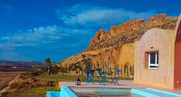 Panoramic Villa, 3 Bedrooms, Valley View | Terrace/patio - Dar El Monchar (Hammamet)