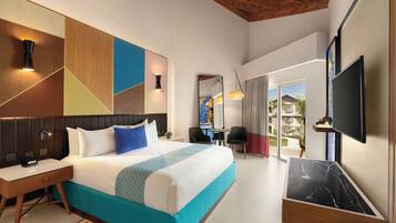 1 makuuhuone, egyptinpuuvillaiset lakanat, ylelliset vuodevaatteet