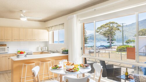 Shoal Towers, unit 1 11 Shoal Bay Road -  fantastic unit across the road from beach with Wi-Fi