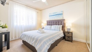 2 bedrooms, iron/ironing board, free WiFi, bed sheets