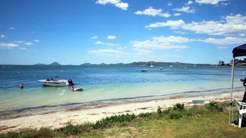 Harbourside, 5/3-7 Soldiers Point Road - ground floor waterfront unit