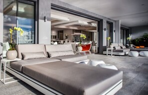Uitzicht vanuit accommodatie
