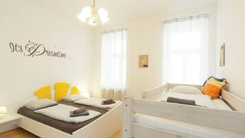 2 Schlafzimmer, Bügeleisen/Bügelbrett, kostenloses WLAN, Bettwäsche