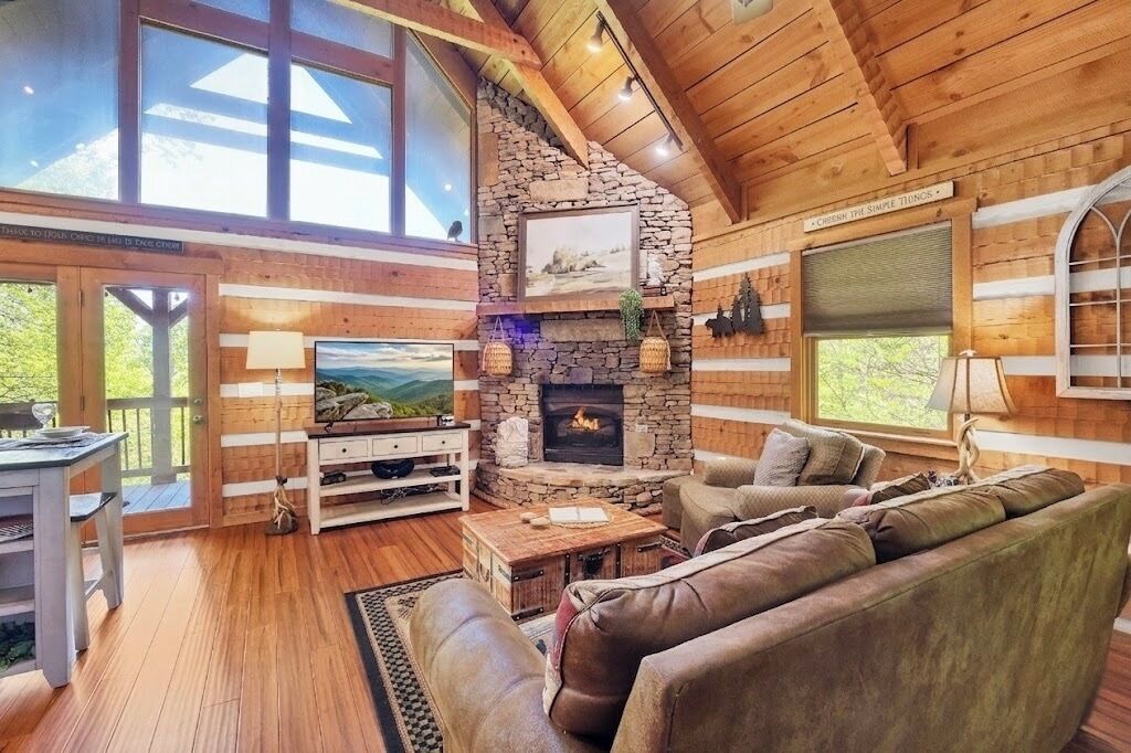 TV, fireplace, DVD player