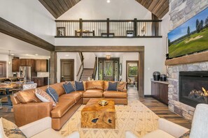TV, fireplace, DVD player, offices