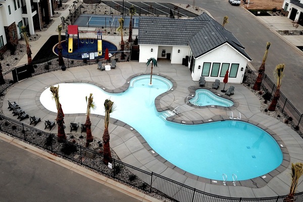 Cool off during the hot summer months with a resort pool, splash pad, and hot tub — fun for kids, relaxing for adults.