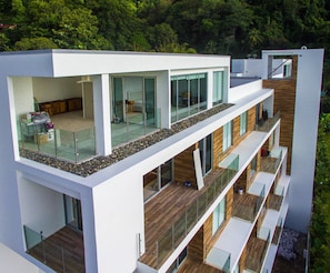 Façade de l’hébergement