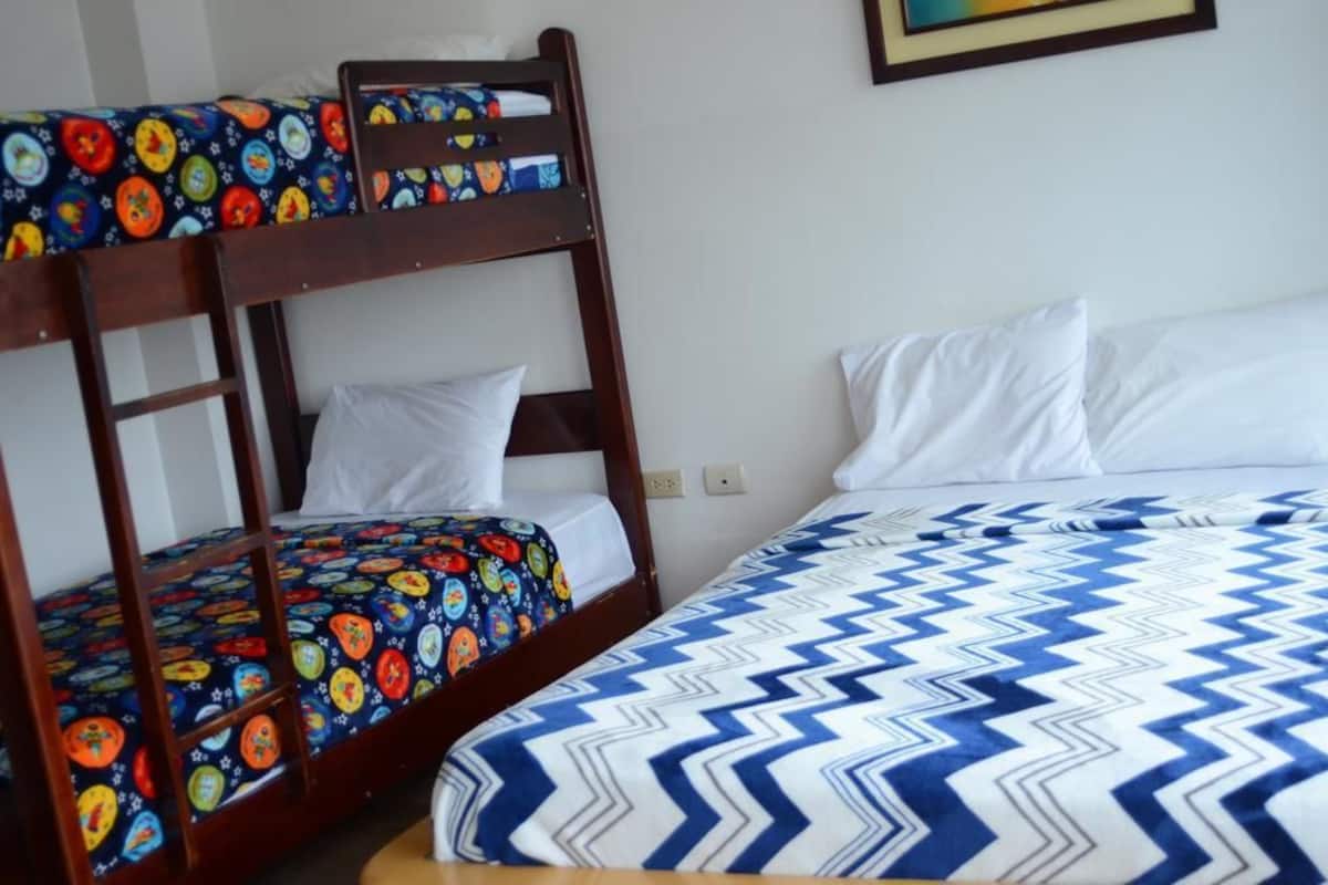 Family Room, Multiple Beds, Ocean View (101,111) | In-room safe, blackout curtains, free WiFi, wheelchair access