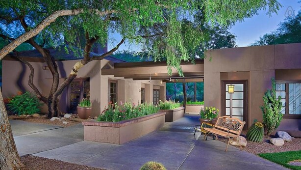 Front of property – evening/night - The Greens and Ventana Canyon 3115E (Tucson)