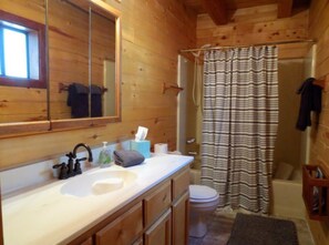 Standard Room | Bathroom | Separate tub and shower, hair dryer - Mountain Getaway (Prescott)