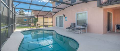Indoor pool, a heated pool