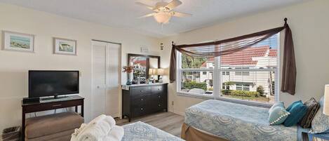 2 chambres, bureau, fer et planche Ă repasser, accĂšs au Wi-Fi (inclus)