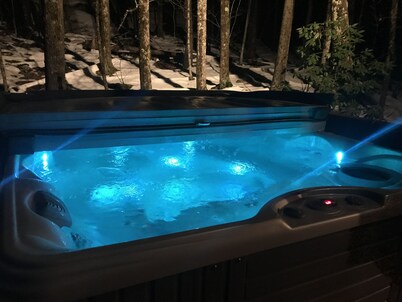 LOG CABIN CHALET w/NEW 6-PERSON HOT TUB near Kaaterskill Falls & NoLakeSoLakeSo