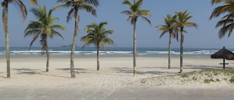 Vlak bij het strand