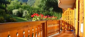 Apartment 100 mt from the center, excellent view of Mont Blanc glaciers