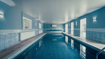 Indoor pool, a heated pool