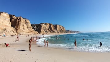 Vlak bij het strand