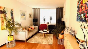 TV, DVD player, books