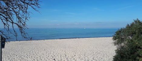 Vlak bij het strand