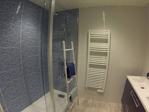Shower, hair dryer