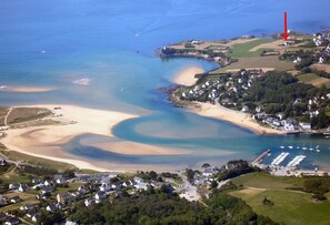 Beach nearby - MAGNIFICENT VILLA 250 M2 SEASIDE SEA VIEW INDOOR POOL BEACH BRITTANY (Clohars-Carnoët)