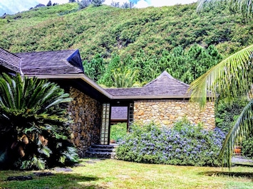 L'entrée à la villa