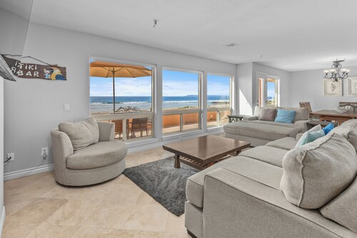San Diego County Oceanfront 3 bedroom-heated pool/jacuzzi. Complex on the sand
