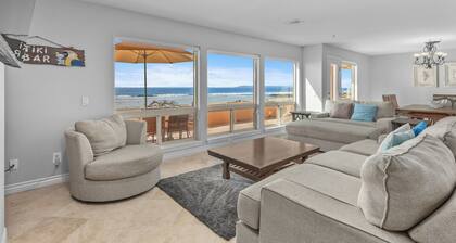 San Diego County Oceanfront 3 bedroom-heated pool/jacuzzi. Complex on the sand