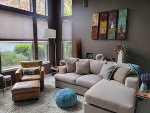 TV, fireplace, DVD player