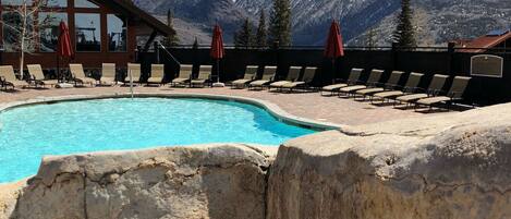 Una piscina riscaldata