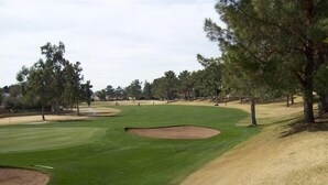 A golf course with well-maintained grass, sand bunkers, and trees. - Biltmore Golf and Resort (just steps away from the fabulous Biltmore Hotel) (Phoenix)