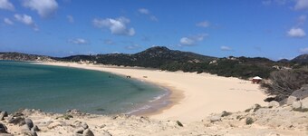 lovely villa garden and pool near the sea resort