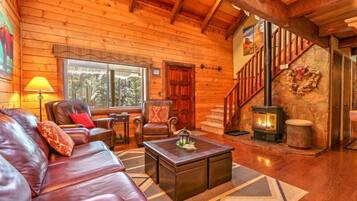 TV, fireplace, DVD player