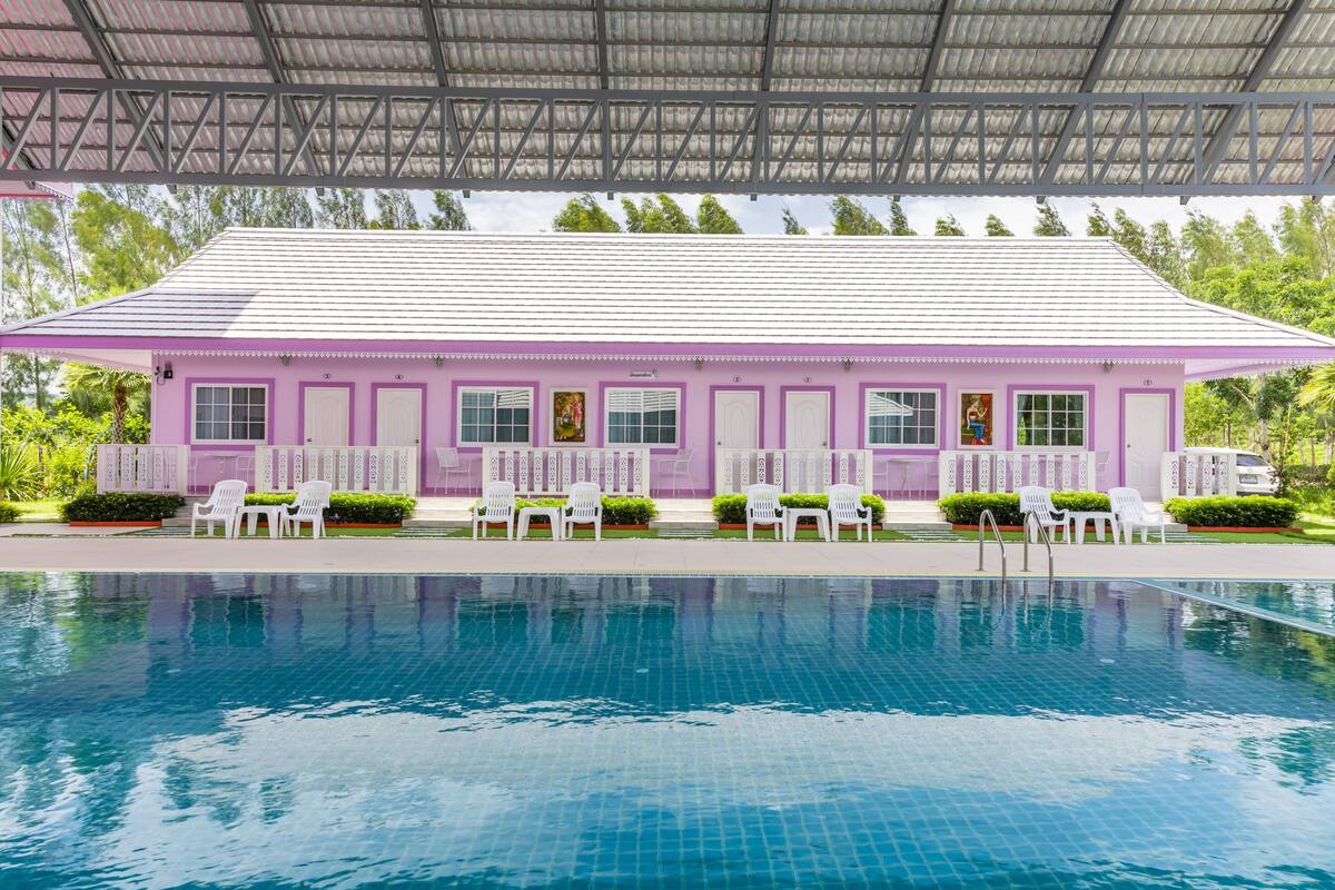 Room, Poolside | View from room