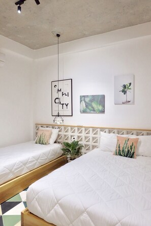 1 غرفة نوم ومكواة/لوح كي وخدمة الإنترنت وملاءات أسرّة