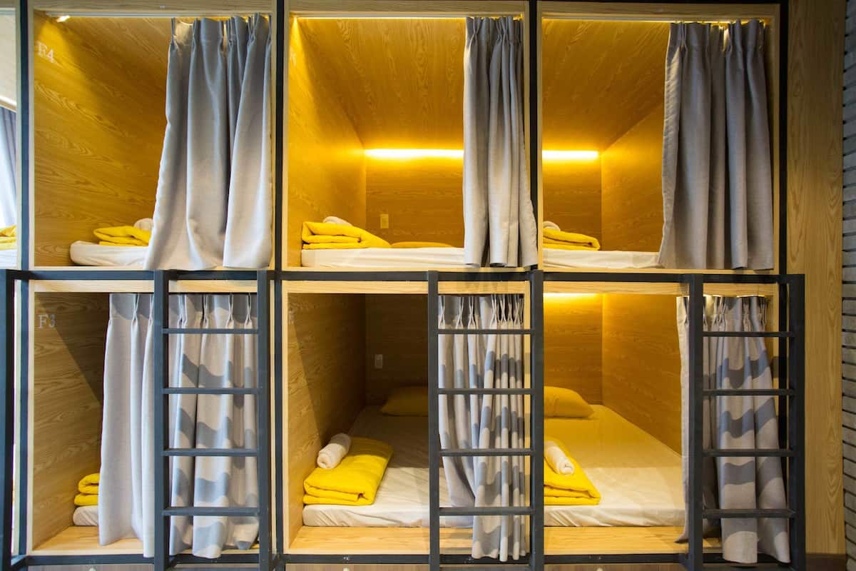 Bed in 6-Bunked Bed Mixed Dorm Room | In-room safe, desk, WiFi (free)