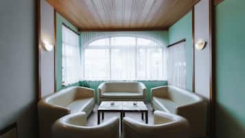 Sala de estar en el lobby