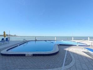 Una piscina riscaldata