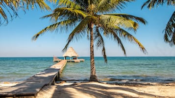 Accommodatie ligt op het strand