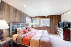 2 dormitorios, tabla de planchar con plancha, Internet y ropa de cama