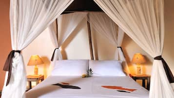Standard Double Room, Garden View | Free cots/infant beds, free WiFi, bed sheets