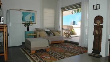 Televisión, reproductor de DVD y libros