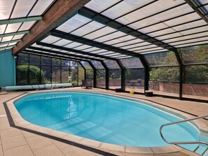 Et oppvarmet basseng