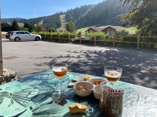 Ideal winter and summer, at the foot of the Gérardmer slopes with terrace, 2km from the lake