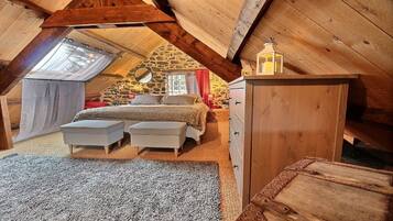 4 dormitorios, tabla de planchar con plancha, wifi gratis