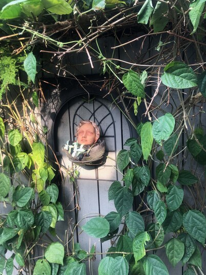 Private separate guest cottage. Beautifully landscaped gated courtyard setting.